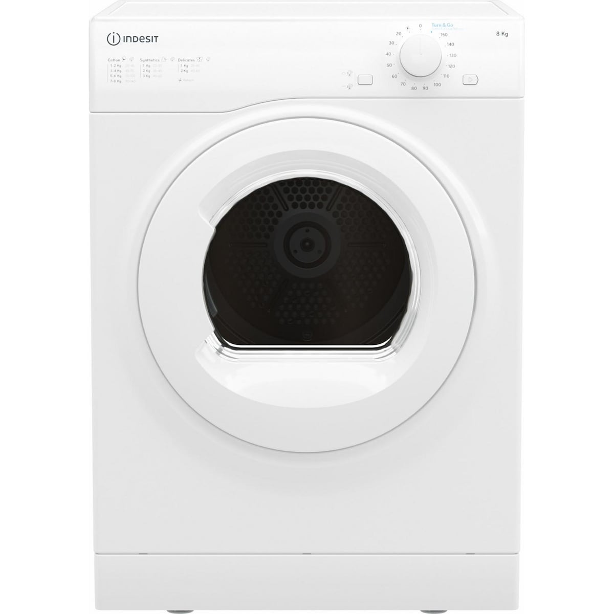 Indesit I1D80WUK Tumble Dryer Freestanding Front-load 8kg C - White 1