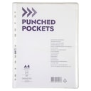 Lyreco Budget A4 Punched Pockets 55 Microns - Pack of 100 1