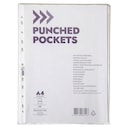 Economy A4 Punched Pockets 45 Microns - Pack of 100 1