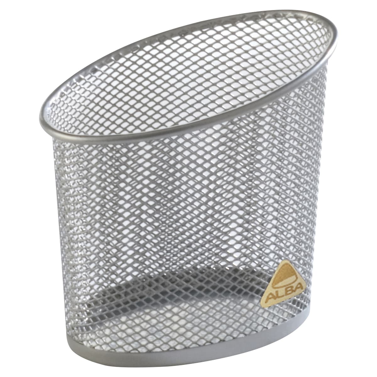 Alba Meshcup M Mesh Pen Holder Silver 1