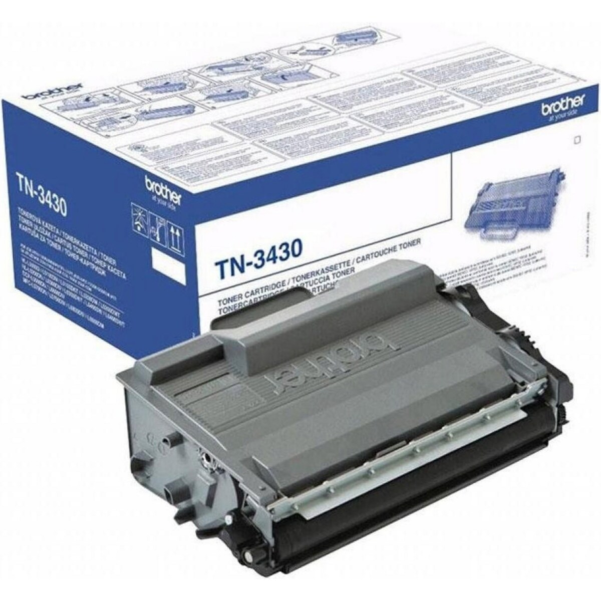 Brother TN-3430 Laser Toner 3K Black 1