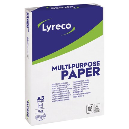 500 Blatt Kopierpapier DIN A3, 80 G/m² – Holzfrei & Weiß, Für Drucker & Kopierer