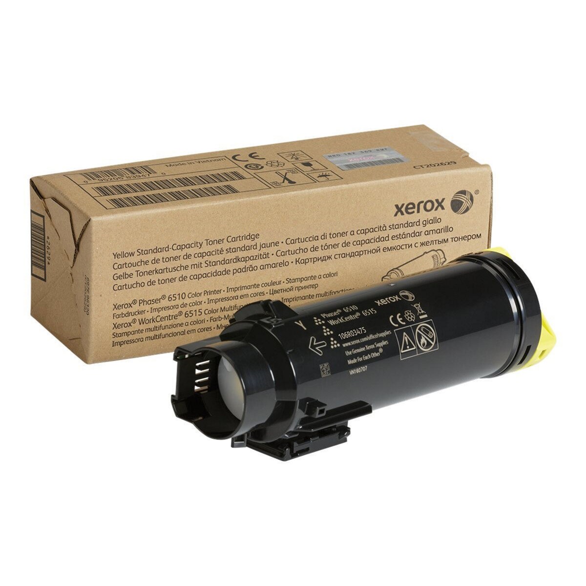Xerox 6510/6515 Laser Toner Cartridge Yellow 1