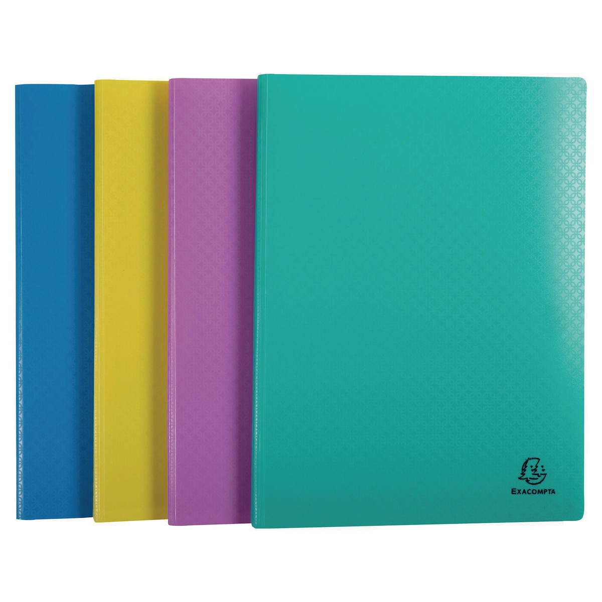 Exacompta Forever Young Display Books A4 30 Pockets - Assorted Colours Pack of 4 1