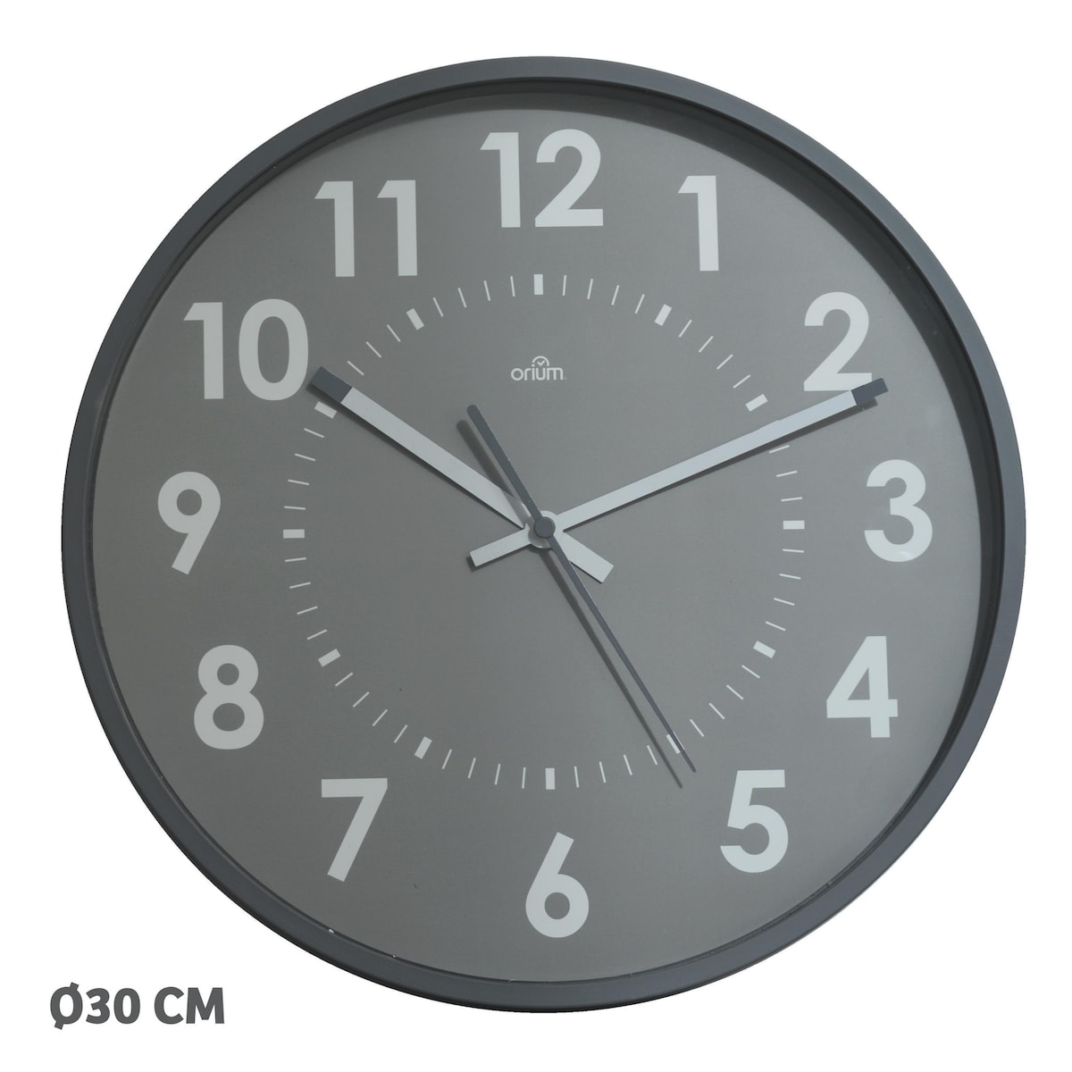 CEP 11245 Silent Clock 31CM Black and Grey 1