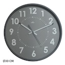 CEP 11245 Silent Clock 31CM Black and Grey 1