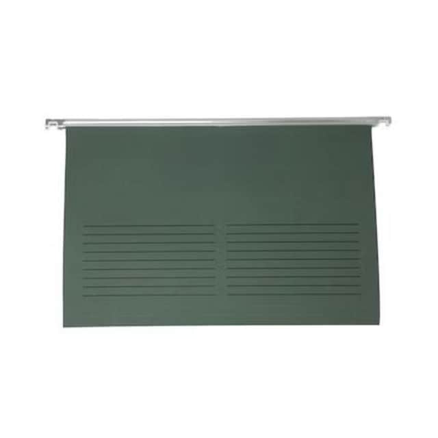 Green Foolscap Suspension Files V Base - Pack of 50 1