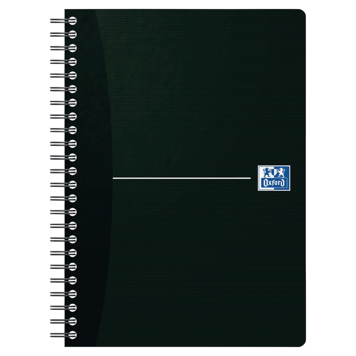 Oxford Office Notebook A5 Soft Card Wirebound 5mm Squared 180 pages Black 1