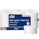 Tork Mini Jumbo Toilet Paper Roll White T2, 120238 1