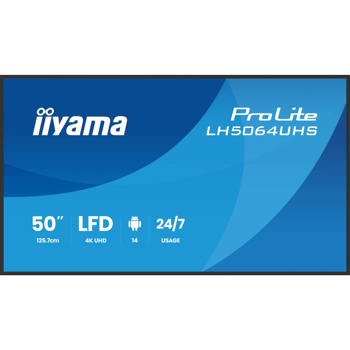 iyama 50" PROLITE LH5064UHS-B1AG Commercial Display 1