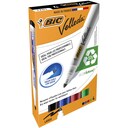 BIC Velleda 1701 ECOlutions Whiteboard Pens Med Bullet Tip- Ast Colours, PK 4 1