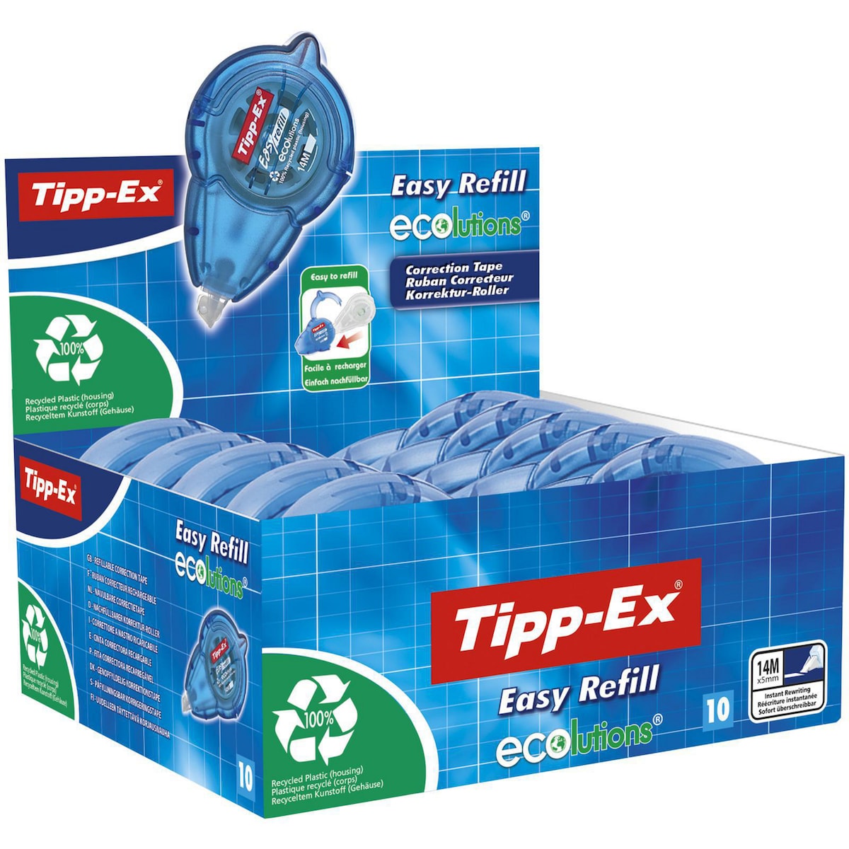 Tipp-Ex Easy Refill ECOlutions Correction Tapes - 14 m x 5 mm 1