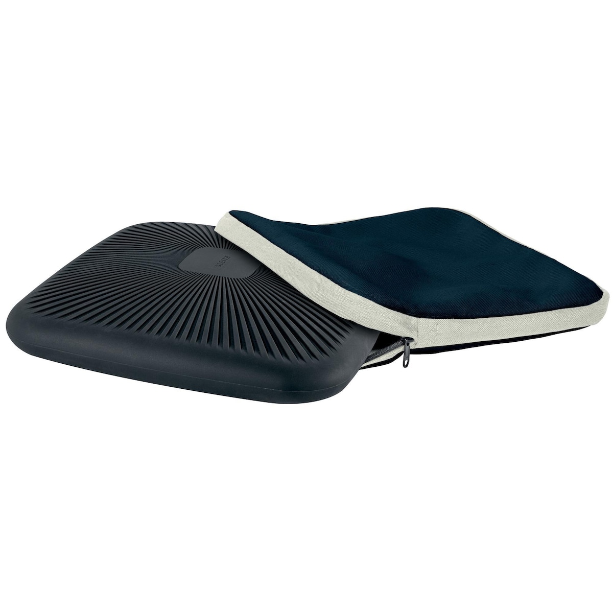 Leitz Ergo Active Wobble Cushion with Fabric Cushion Cover- Grey 1