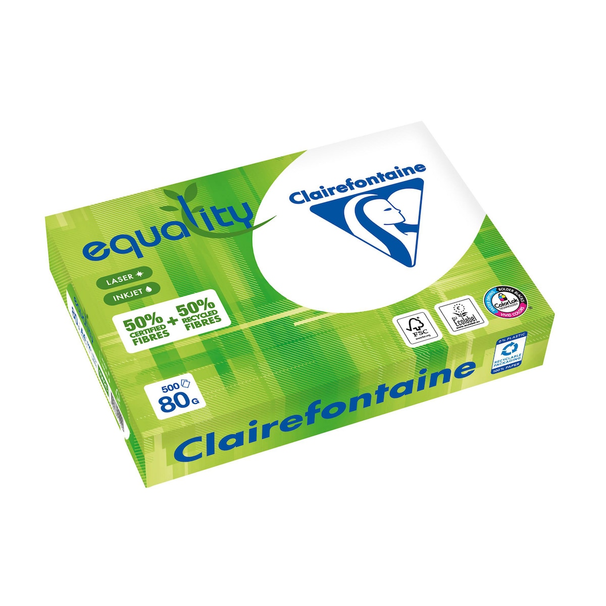 Clairefontaine Equality 80g Paper - A4, White 1