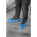 PE Disposable Overshoes - Blue Bx2000 1