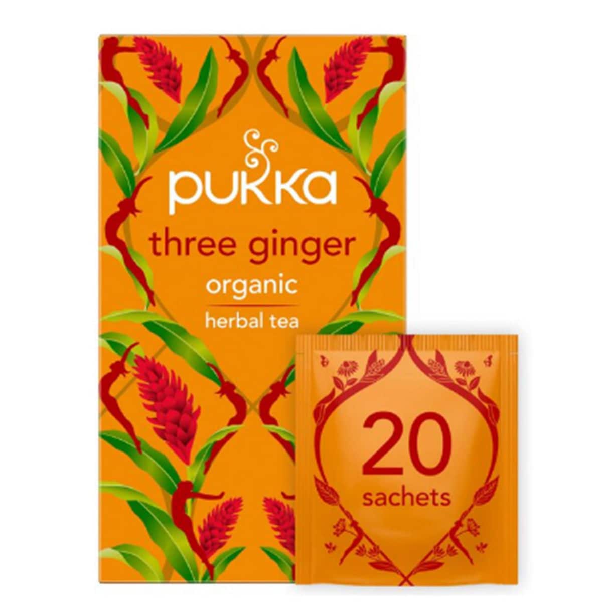 Pukka Three Ginger Tea - Pack of 20 1