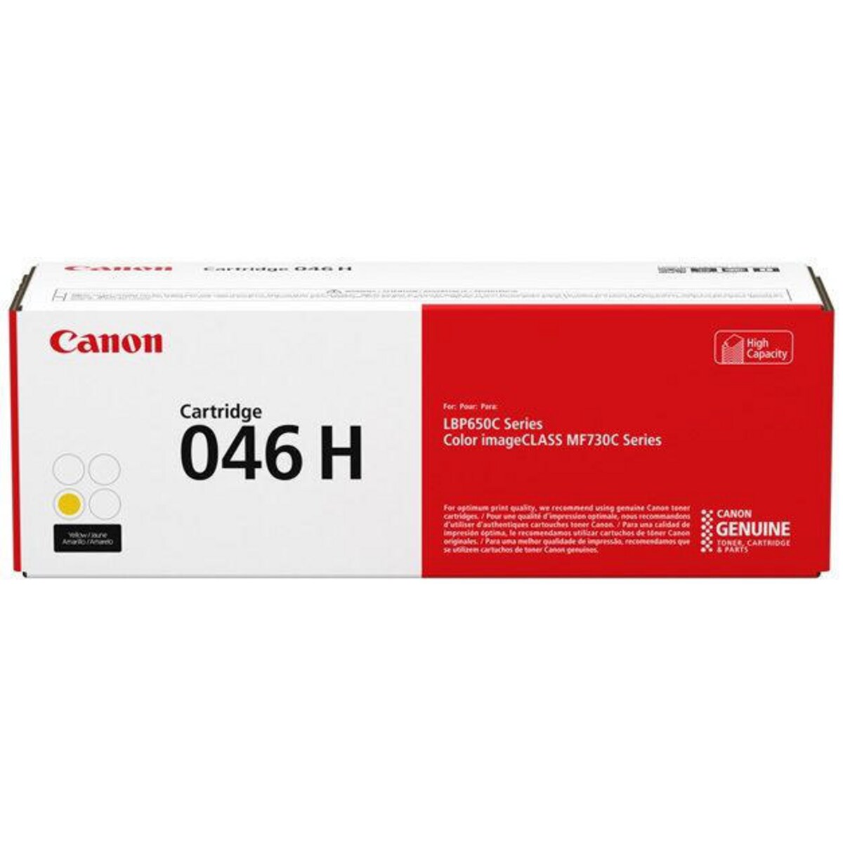 Canon 046H 1251C002 Laser Cartridge Yellow 1