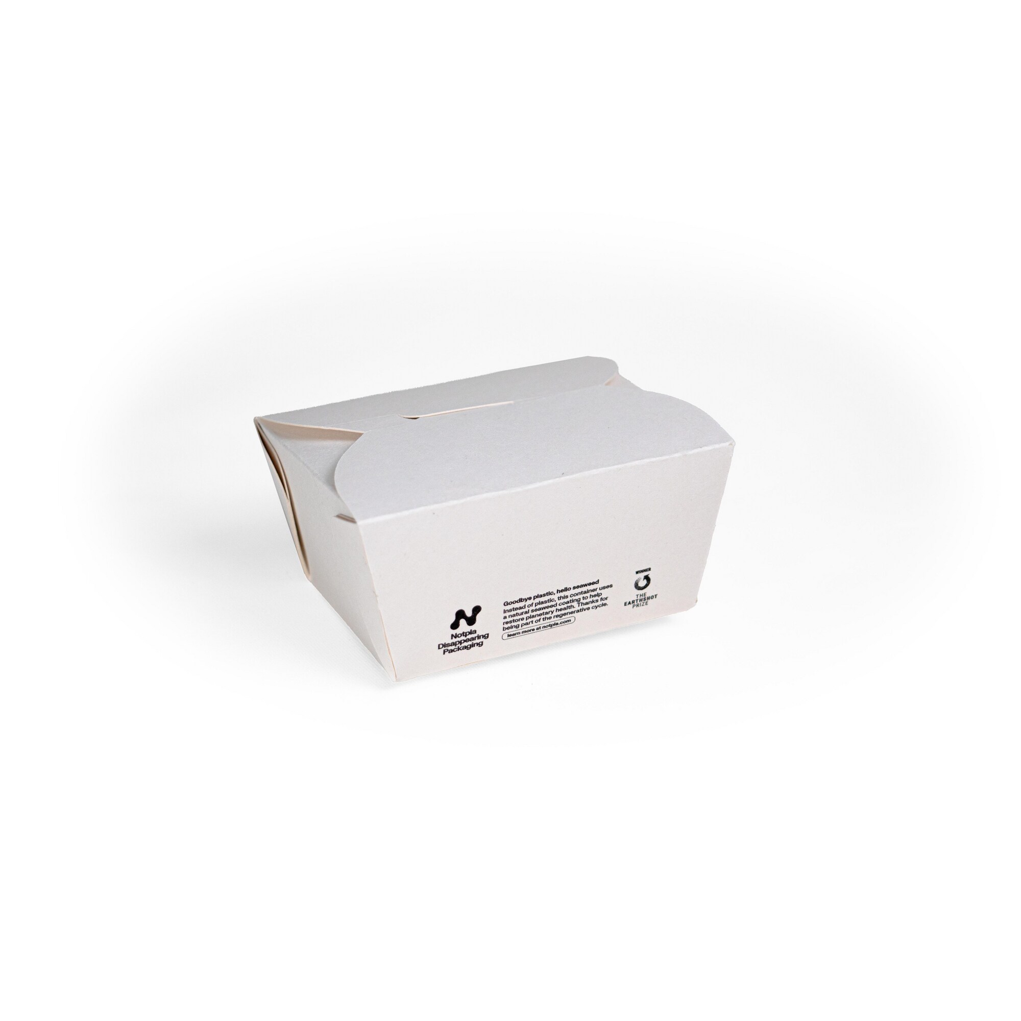 Notpla Pack Notpla Small Food Box 800ml White , Pack of 500 | Lyreco