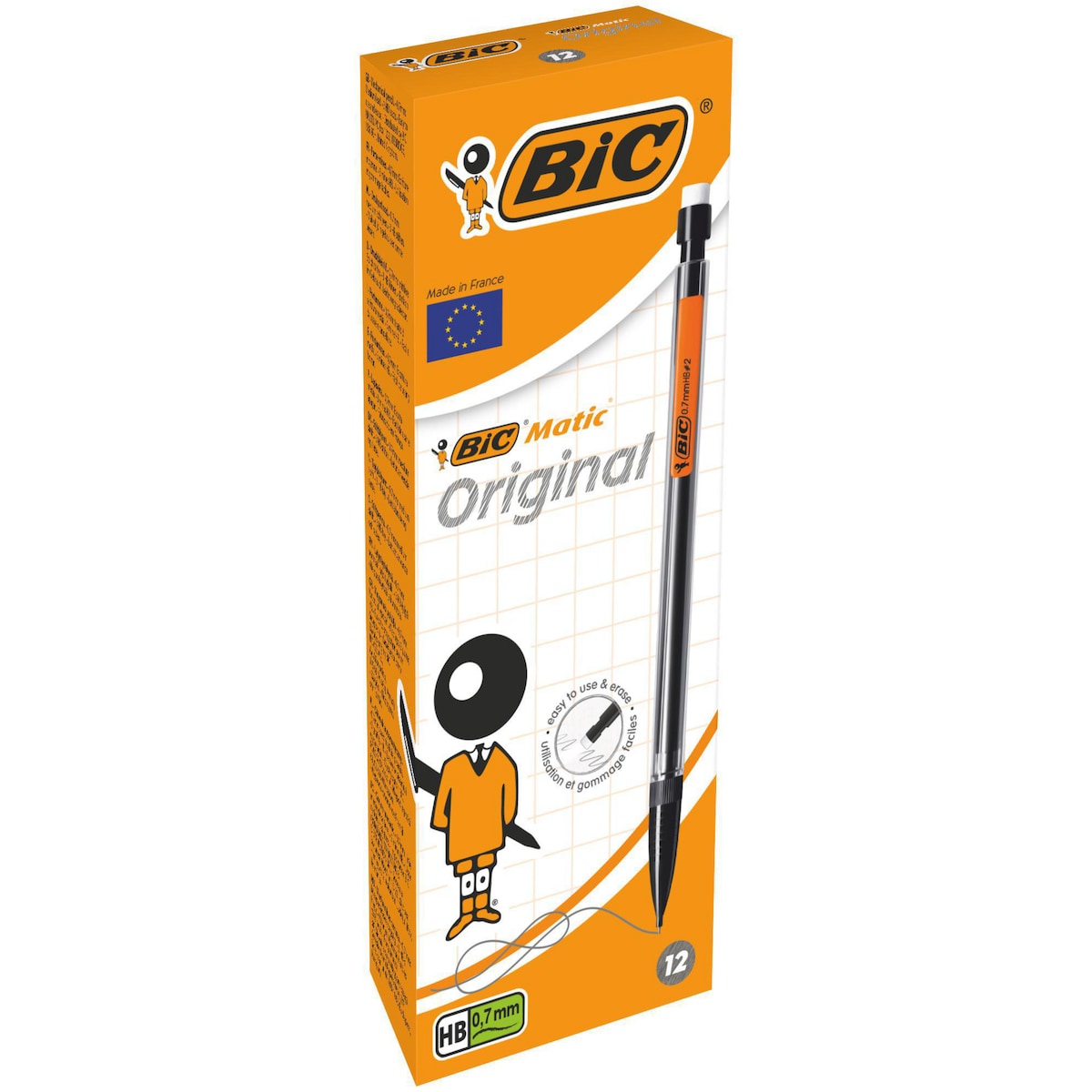 BIC Matic Original Mechanical HB Pencils 0.7mm - Box of 12 1