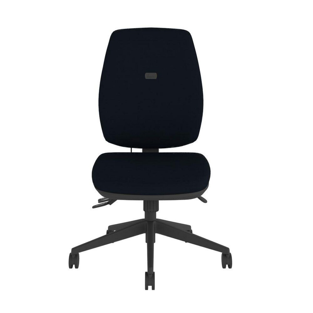 Homeworker Plus Ergonomic Fabric Chair- Black 1