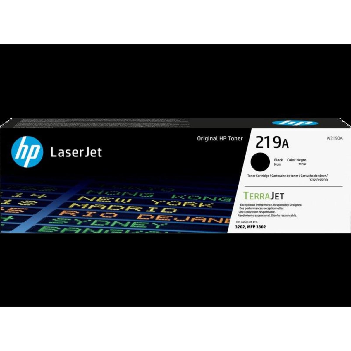 HP 219A Black Original Laserjet Toner Cartridge (W2190A) 1
