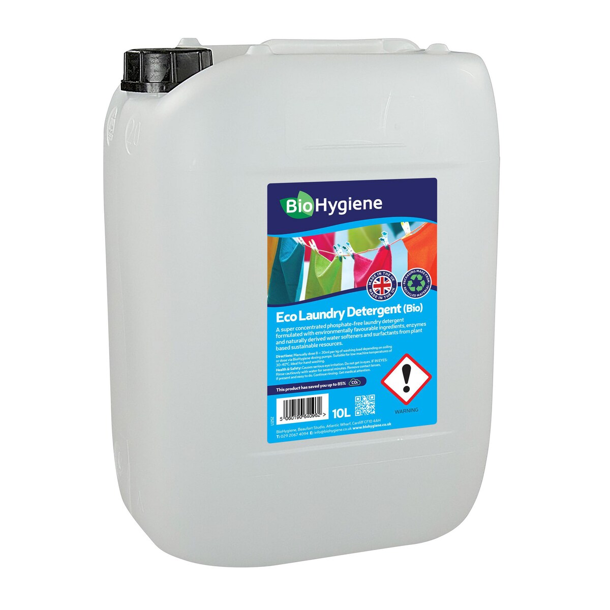 BioHygiene Eco Laundry Detergent (Bio) 10L 1