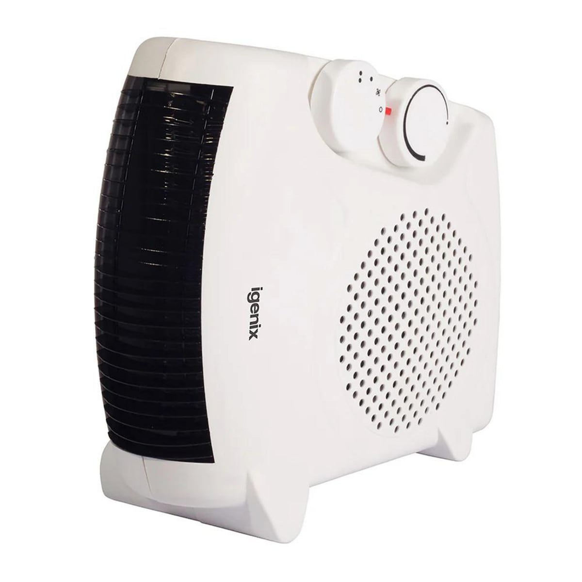 Igenix IGHF01914W Upright/Flat Fan Heater, 2 Heat Settings, 1800W/2000W, White 1
