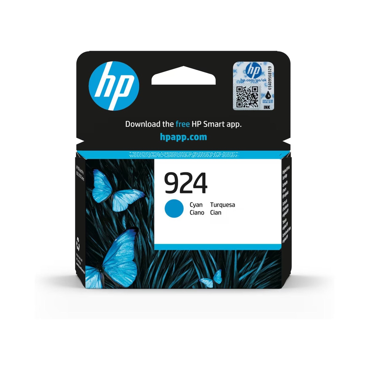 HP 924 Cyan Ink Cartridge (4K0U3NE) 1