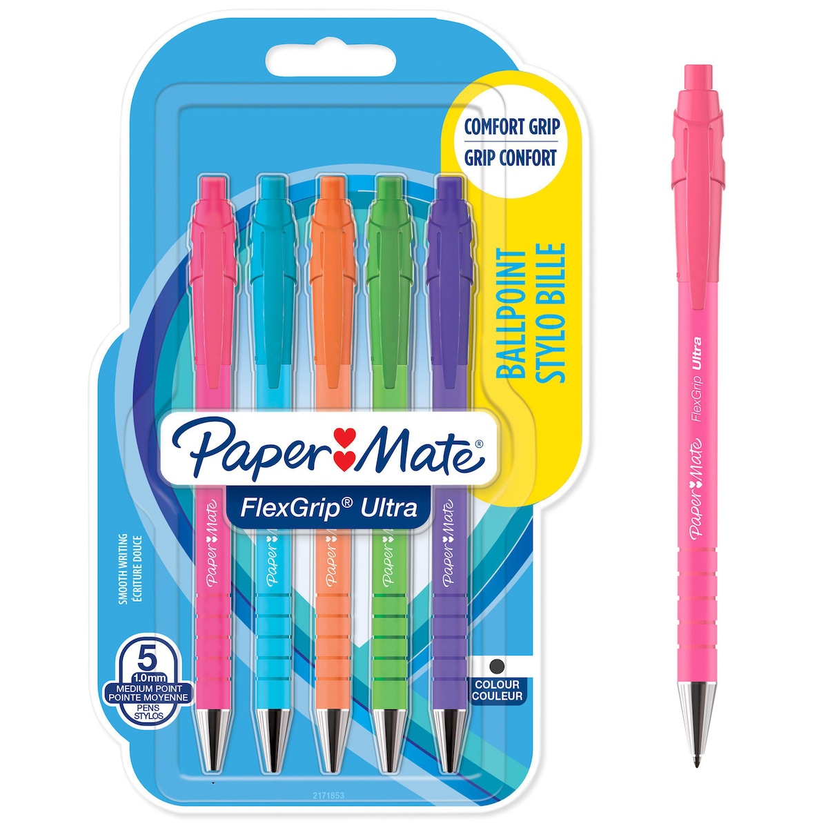 Paper Mate Flex Grip Brights - Pack of 5 1