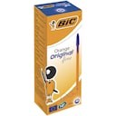 BIC Orange Original Fine Ballpoint Pens Fine Point (0.8 mm) - Blue, Box of 20 1