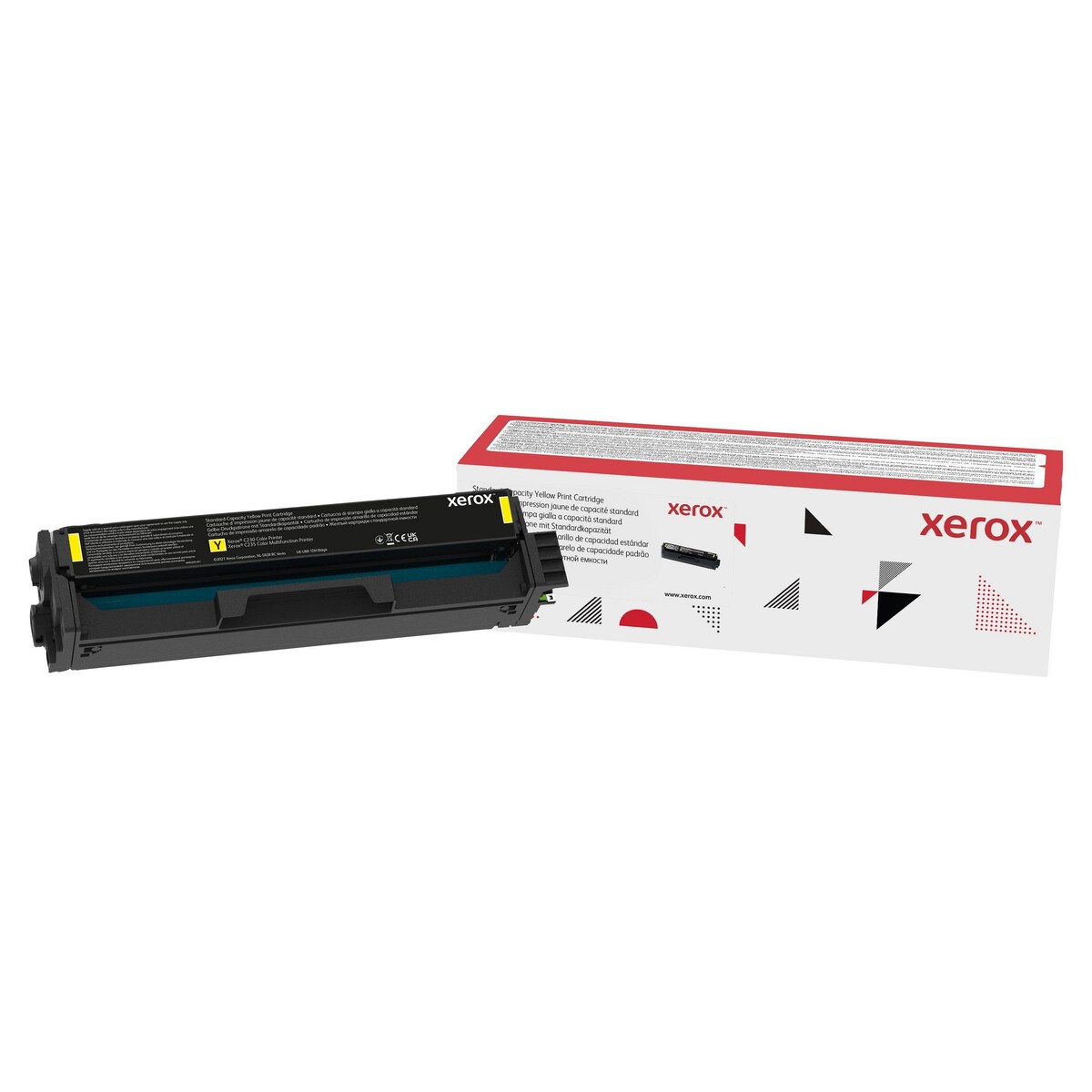 Xerox C230 / C235 Yellow Standard Capacity Toner Cartridge (006R04386) 1