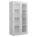 Lyreco  2-Door Cabinet, White, 174cm 1