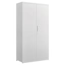 Lyreco  2-Door Cupboard, White, 174cm 1