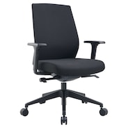 Lyreco Phoenix Autosynch Chair with Arms Black