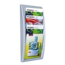 Paperflow 4061.35 Wall Display A4 Silver 1