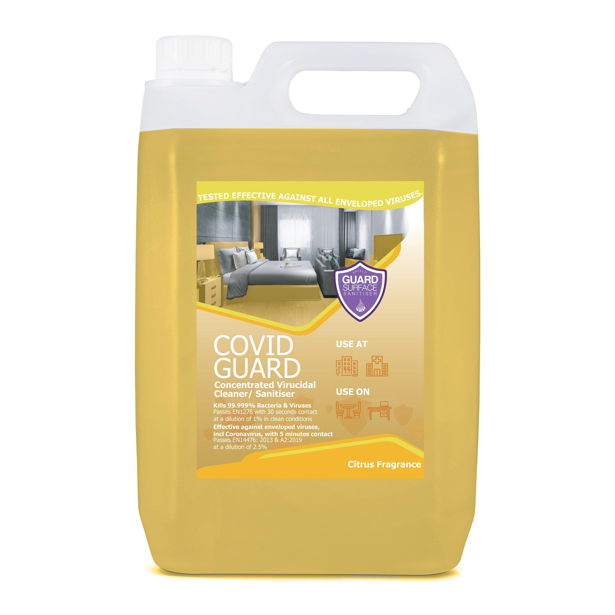 Covid Guard Virucidal Fragranced Concentrate 5L | Lyreco