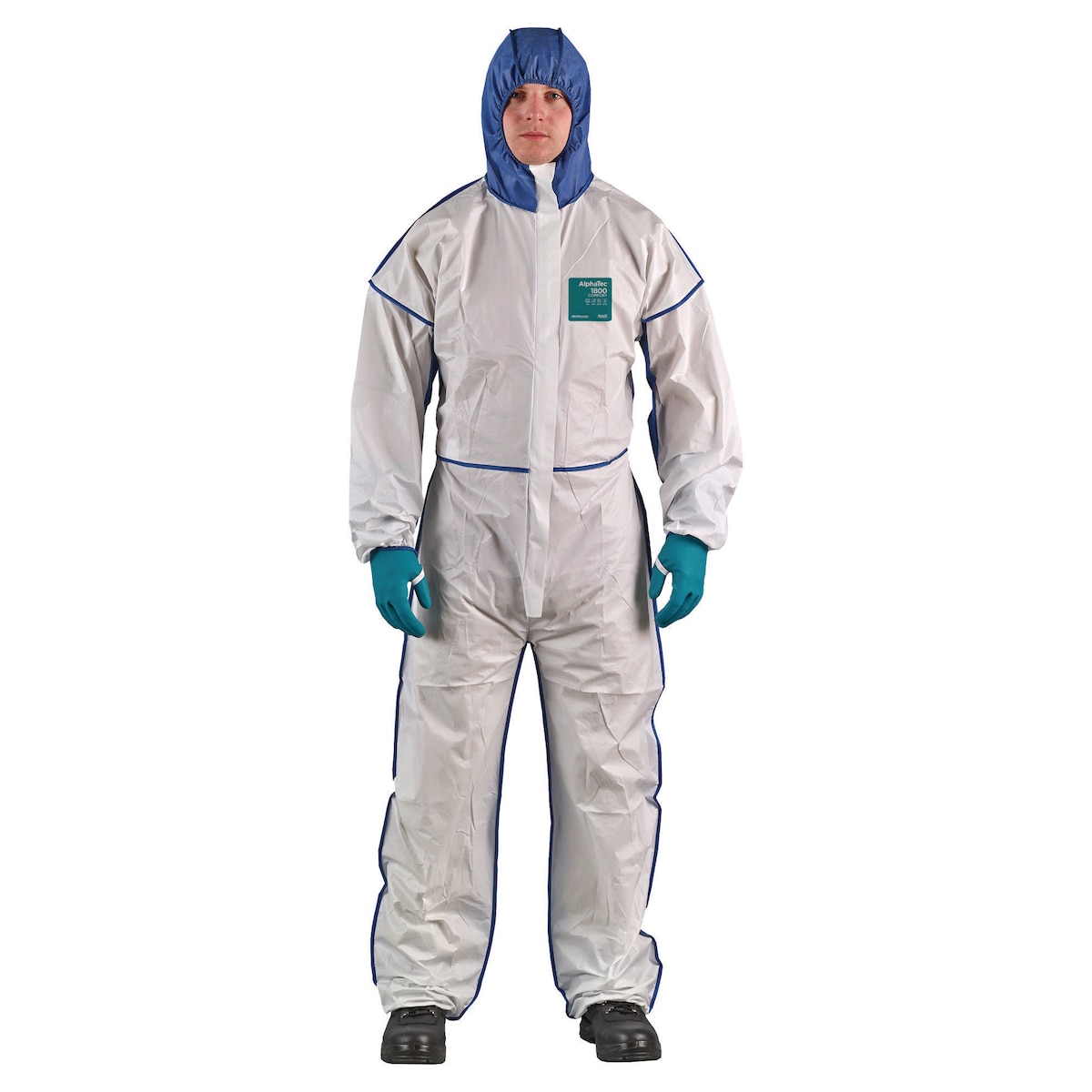 AlphaTec® 1800 COMFORT Model 195 Large White 1