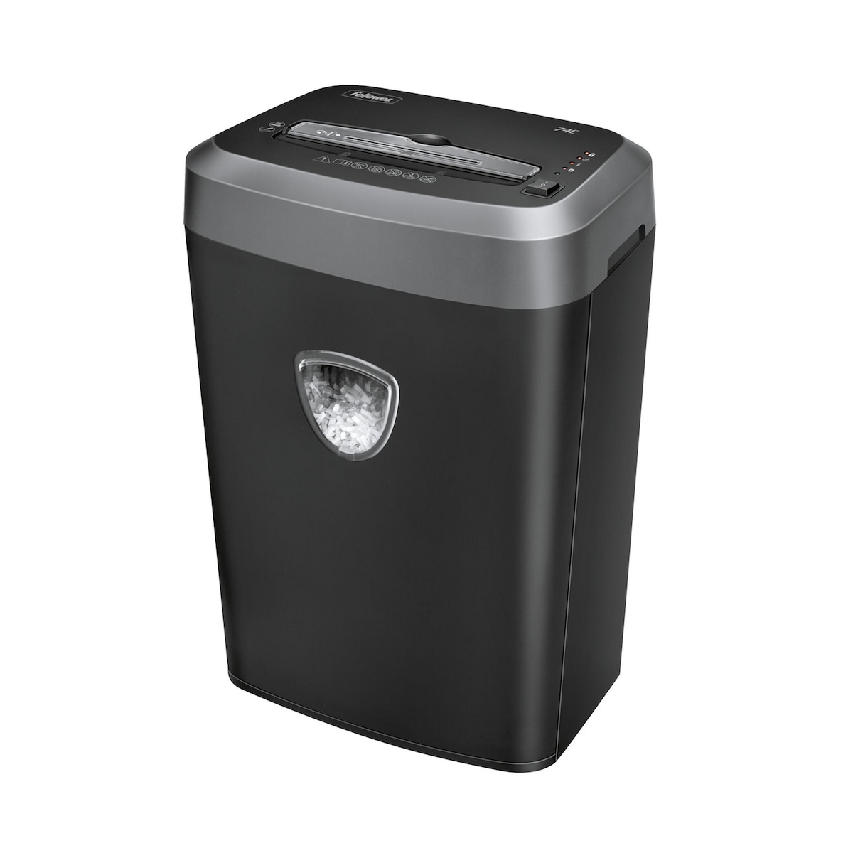 Fellowes Paper Shredder 74C 14 Sheet Office Cross Cut Shredder with 27L Bin 1