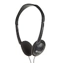 Lightweight Headphones - Black, 1.2m Cable, 3.5m Jack 1