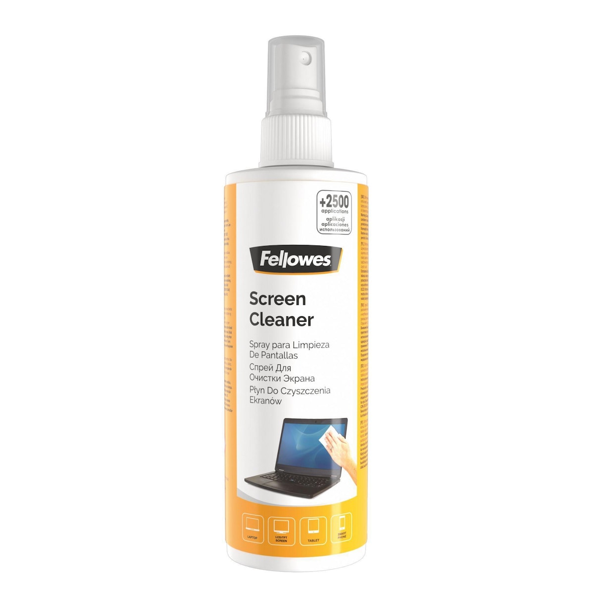 Fellowes 250ml Screen Cleaning Spray - Alcohol Free Screen Cleaning Fluid 1