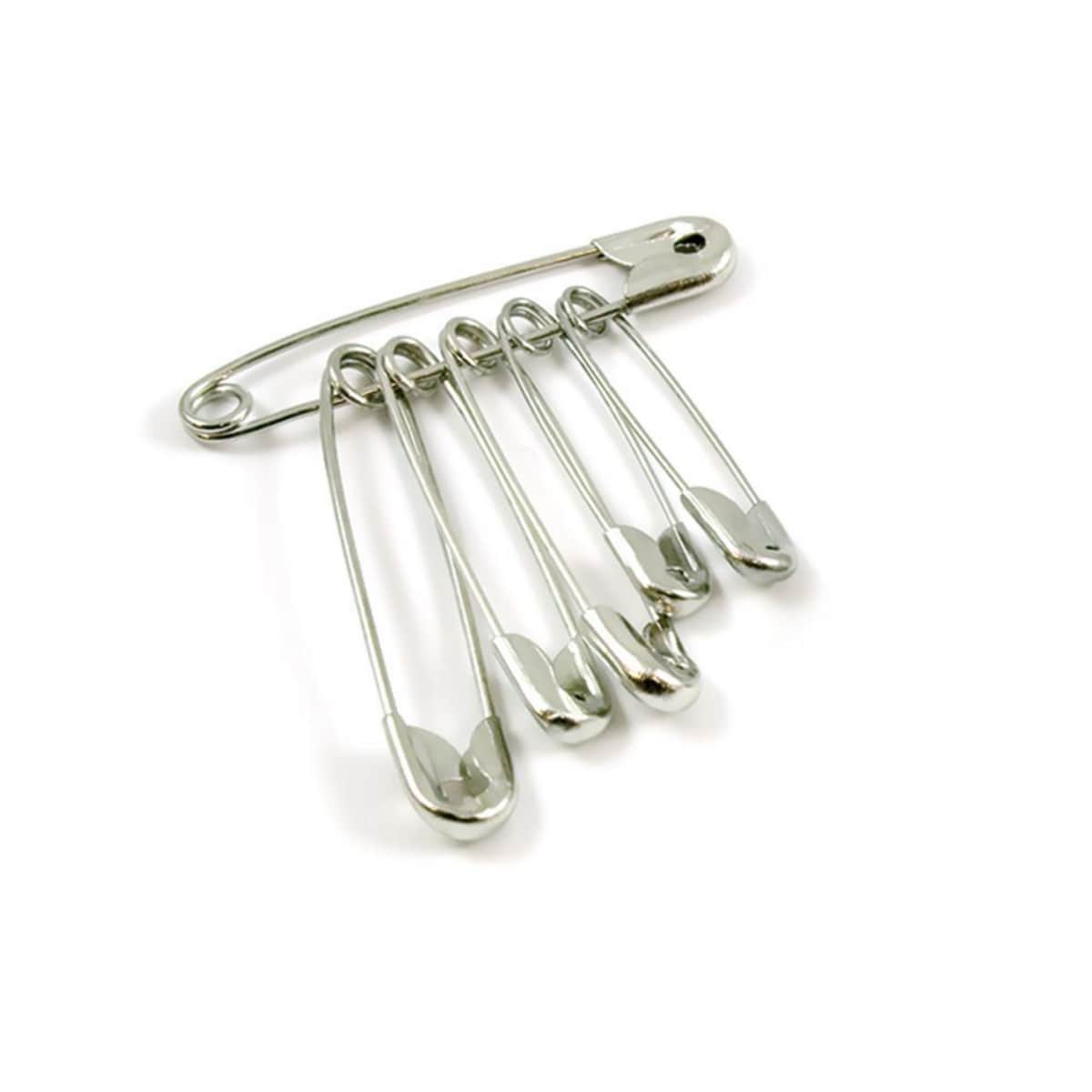 ASSORTED SAFETY PINS BOX 6 1