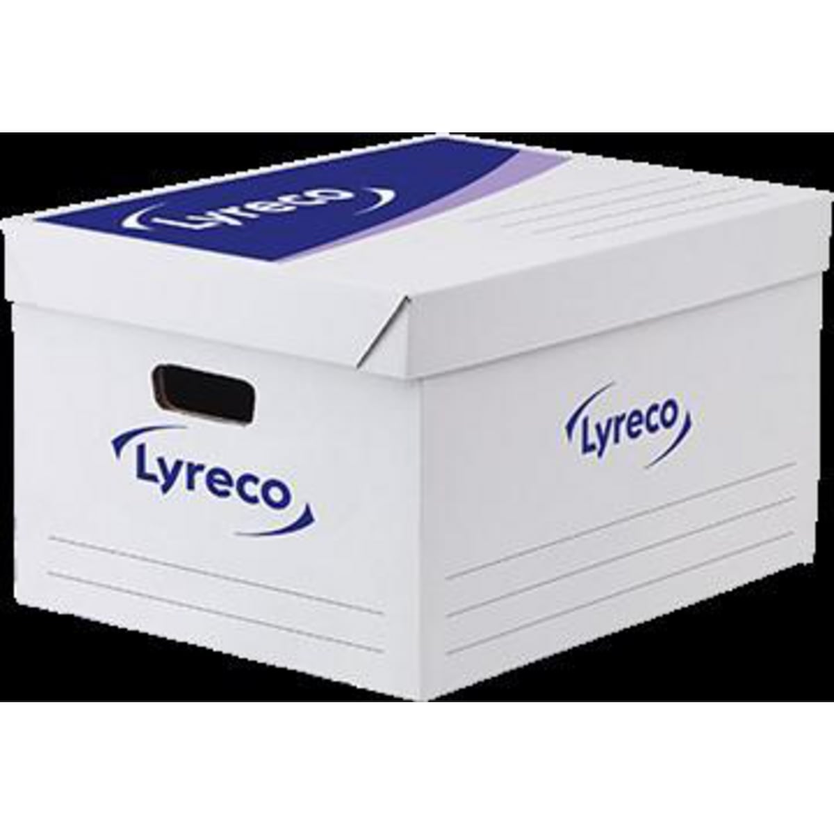 Lyreco Storage Box Standard White - Pack Of 10 1