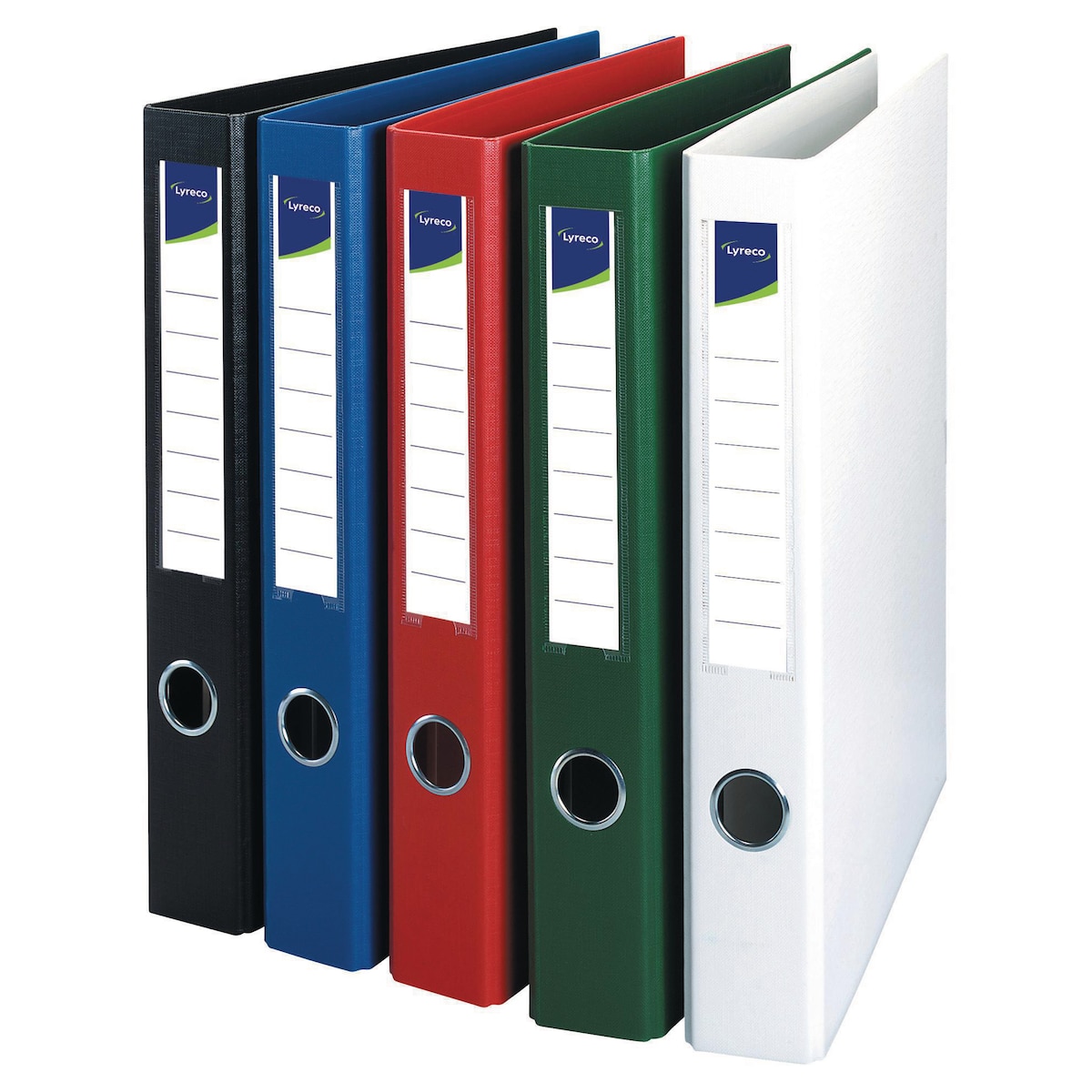 Lyreco A4 Polypropylene Ring Binder, 4 Rings, 40mm Blue 1