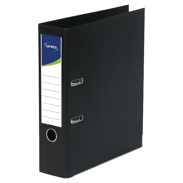 Lyreco Lever Arch File PP A4 Black - Pack Of 10 1