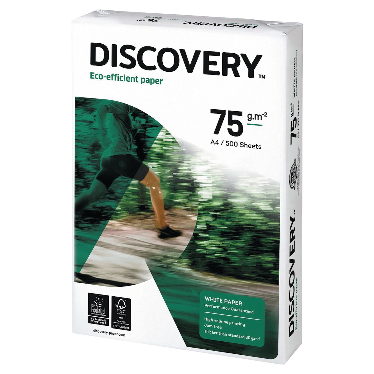 Discovery Paper A4 75gsm White - Box of 5 Reams (2500 Sheets) 1