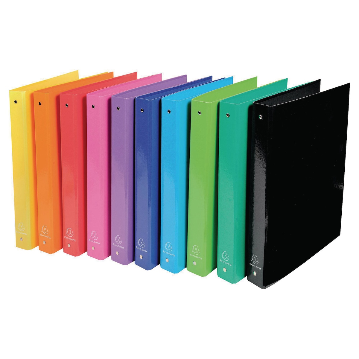 Exacompta Iderama Ring Binder A4 40mm - Assorted Colours, Pack of 10 1