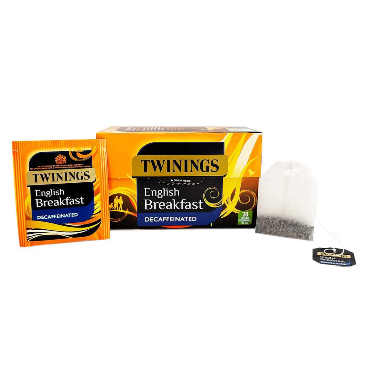 Twining's English Breakfast Decaf Tea Bags - Pack of 20 1