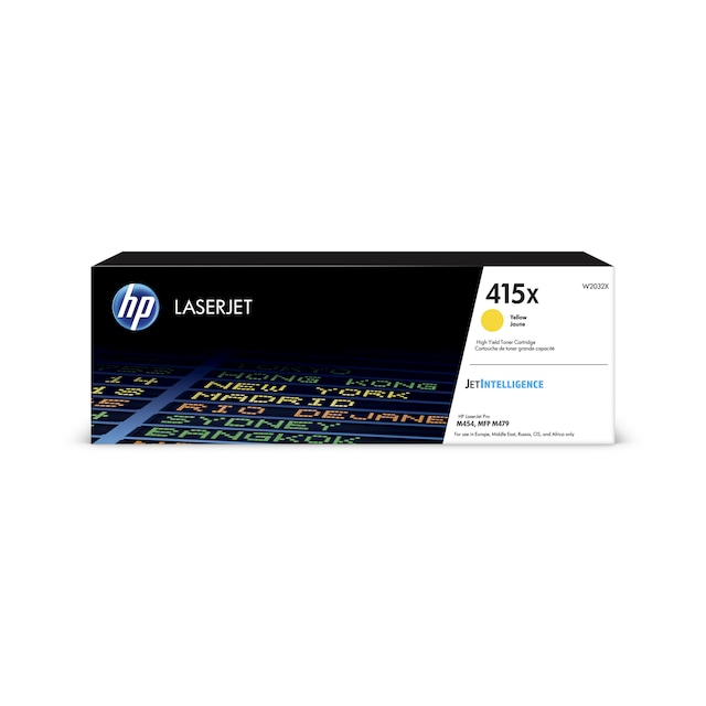 HP 415X High Yield Yellow Original LaserJet Toner Cartridge (W2032X) 1