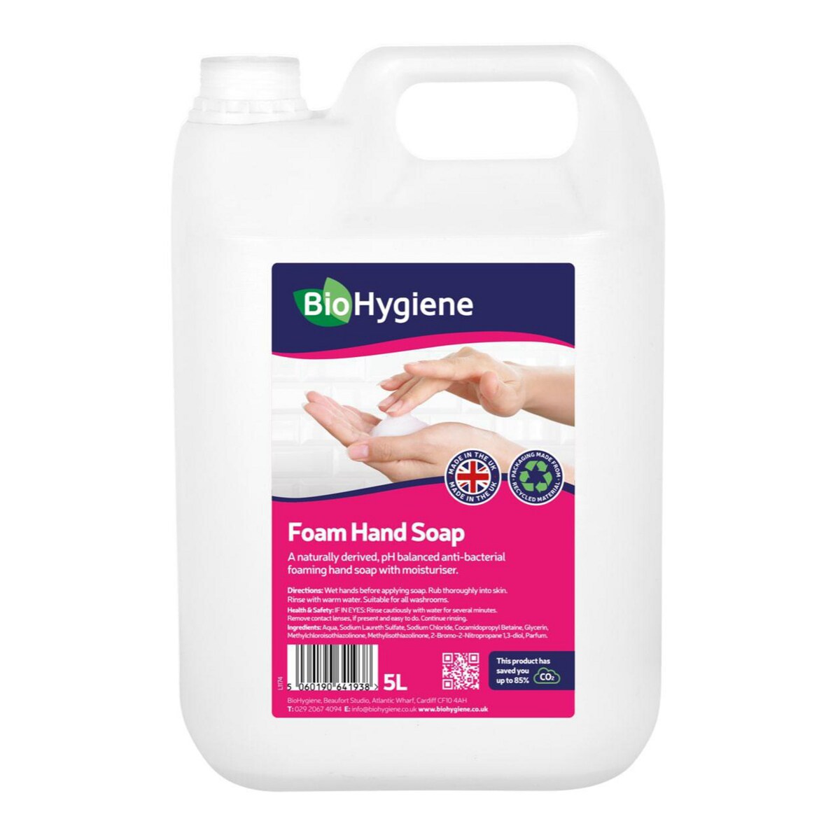 BioHygiene Foam Hand Soap (Fragranced) 5L 1