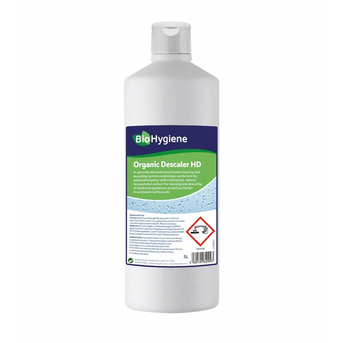 BioHygiene Organic Descaler HD Heavy Duty 1L 1